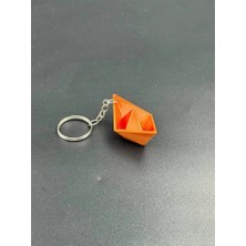 3D Atelier Kağıt Gemi Tasarımlı Anahtarlık