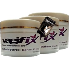 Alvera Vagifix 3 Adet Adet Kadınlara Özelbölge Wajına Pres Kremi A-397 100 ml + 1 Adet Jel H.ediye