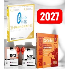 ÜçDörtBeş Yayınları Paragraf Sıfır Risk Soru Bankası 345 2027 Tyt Kpss- Taktiklerle Dil Bilgisi Çözümlü Soru Bankası