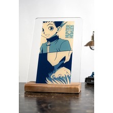 Modiwa Design Hunter x Hunter Ev Killua Gon Severlere Masa Tasarım Dekoratif Ahşap Masaüstü Obje Hediyelik