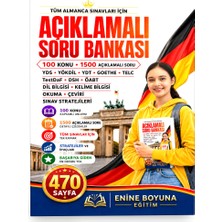 Enine Boyuna Eğitim Tüm Almanca Sınavları Için Açıklamalı Soru Bankası