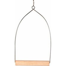 Alvera Ahşap Metal Askılı Kuş Tüneği 10,5X22,5 cm