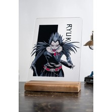 Modiwa Design Death Note Ev Ryuk Severlere Masa Tasarım Dekoratif Ahşap Masaüstü Obje Hediyelik