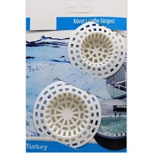 CATEKSSS Burçin Büyük Boy Plastik Lavabo Süzgeci 2 Li 1410 Plastik