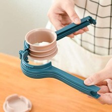 Maxi Trendy Kapaklı Kilitli Gıda Bakliyat Poşet Kapatma Aparatı, Tazelik Koruyucu Ambalaj Torba Klipsi,