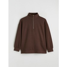 Lc Waikiki Yeni Sezon Dik Yaka Kadın Sweatshirt