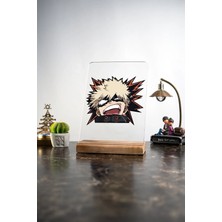Modiwa Design Ev Mha Bakugo Kacchan, Eşya, Ürünler, Masa Tasarım Dekoratif Ahşap Masaüstü Obje Hediyelik