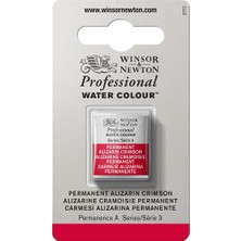 Winsor & Newton : Professional : Yarım Tablet Sulu Boya : Permanent Alizarin Crimson