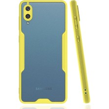 Mudanis Samsung Galaxy A02 Kılıf Platin Silikon - Sarı