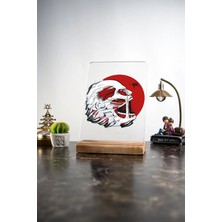 Modiwa Design Ev Attack On Titan, Eşya, Ürünler, Masa Tasarım Dekoratif Ahşap Masaüstü Obje Hediyelik
