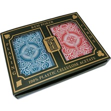 Maxi Trendy Kem Arrow, Poker Boyu, Standard Endeks, Kırmızı & Mavi, Çift Deste