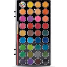 Maxi Trendy Rich Art-X Premium Sulu Boya Seti, 36 Renk, Tablet Form, Suluboya Kalemi Dahil