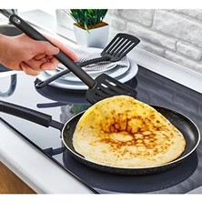 CATEKSSS Teflon Spatula Plastik Gümüş