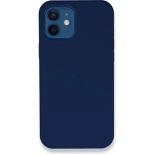 Mudanis Apple Iphone 12 Kılıf Lansman Legant Silikon - Lacivert
