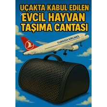 Yalıpet Omuz Askılı Kedi Köpek Taşıma Çantası | Kabin Boy | Uçak Onaylı |