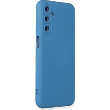 Kentex Galaxy M34 5g Kılıf Nano Içi Kadife Silikon - Mavi