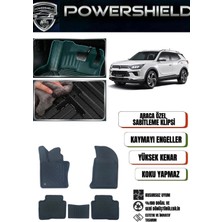 POWERSHIELD Ssangyong Korando 2020 ve Sonrası Için Araca Özel Premium 5D Havuzlu Oto Paspas Takımı