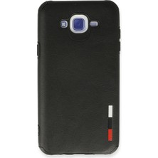 Kentex Galaxy J7 Kılıf Loop Deri Silikon - Siyah