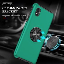 Kentex Galaxy A01 Core Kılıf Elit Yüzüklü Kapak - Yeşil