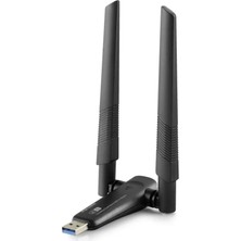 Uslucan Alışveriş USB Wıfı Adaptor AC1200 2.4ghz&5ghz RTL8812BU Wifi5 Siyah UAC20