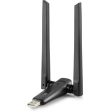 Uslucan Alışveriş USB Wıfı Adaptor AC600 2.4ghz&5ghz RTL8811CU Wifi5 Siyah UAC21D