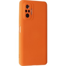 Kentex Note 10 Pro Kılıf Nano Içi Kadife Silikon - Turuncu