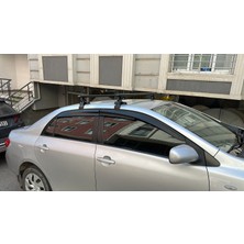 Kml34tuning55 Toyota Corolla 2018-2026 Siyah Renk Orjinal Tip  Oluksuz Tip Port Bagaj Tavan Çıtası Ara Atkı Barı