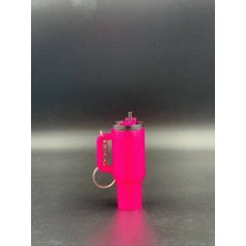 3D Atelier Mini Dambıl 45LB Anahtarlık - Pembe Siyah