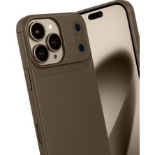 Kentex iPhone 17 Pro Auto Focus Karbon Kapak - Kahverengi