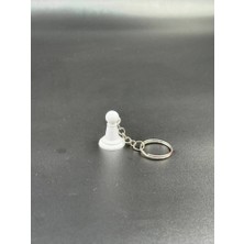 3D Atelier Satranç Piyonu Tasarımlı Anahtarlık - Şık ve Dekoratif Figürlü Anahtarlık