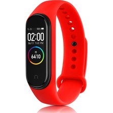 Alvera Mi Band 7 Klasik Kordon - Kırmızı