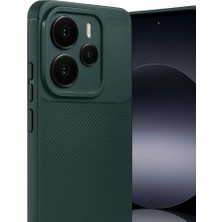 Kentex Note 14 5g Auto Focus Karbon Kapak - Koyu Yeşil