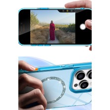 Kentex iPhone 16 Pro Max Live Diamond Magsafe Kapak - Mavi