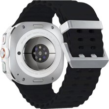 Alvera Watch 7 Ultra KR417 Rug Silikon Kordon - Siyah