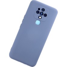 Kentex Camon 16 Kılıf Nano Içi Kadife Silikon - Gri
