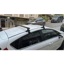 Kml34tuning55 Ford Fiesta 2005-2025 Alüminyum Siyah Renk Orjinal Tip Oluksuz Tip Port Bagaj Tavan Çıtası Ara Atkı Barı
