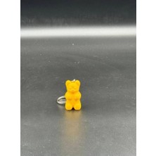 3D Atelier Sakızlı Ayı Anahtarlık - Sarı (1 Adet)