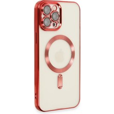 Aconcept Newface Iphone 12 Pro Max Kılıf Kross Magneticsafe Kapak - Kırmızı