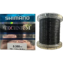 Shimano Technium 790MT 0.355MM 11.5kg Monofilament Misina Koyu Gri