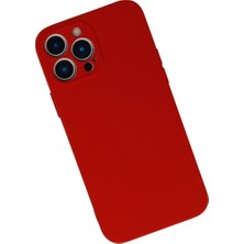 Kentex iPhone 13 Pro Kılıf Nano Içi Kadife Silikon - Kırmızı