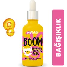 Metapet Kediler için Bağışıklık Destekleyici, L Lizin C Vitaminleri Damlası, Immune Sistemi Güçlendirici