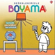 Değerlerimizle Boyama Kitabı Temizlik Çevre Bilinci Sorumluluk