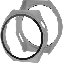 Alvera Watch Gt3 Pro 43MM Dota Camlı Kasa Ekran Koruyucu - Gri