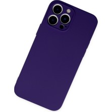 Kentex iPhone 13 Pro Kılıf Nano Içi Kadife Silikon - Mor
