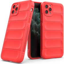Kentex iPhone 11 Pro Max Kılıf Optimum Silikon - Kırmızı