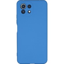 Kentex Mi 11 Lite Kılıf Nano Içi Kadife Silikon - Mavi