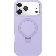 Kentex iPhone 17 Pro Regal Magsafe Standlı Kapak - Lila
