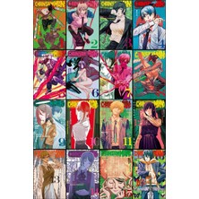 Gerekli Şeyler Yayıncılık Chainsaw Man - 1-16. Ciltler Şömizli Türkçe Manga Seti