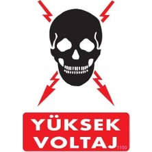 Kentex Mey Ithalat® Yüksek Voltaj Uyarı Levhası 25X35 KOD:1100