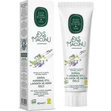 Kentex Mey Ithalat®   Doğal Diş Macunu 90 gr Karabaş Otu & Lavanta ve Kekik Özlü